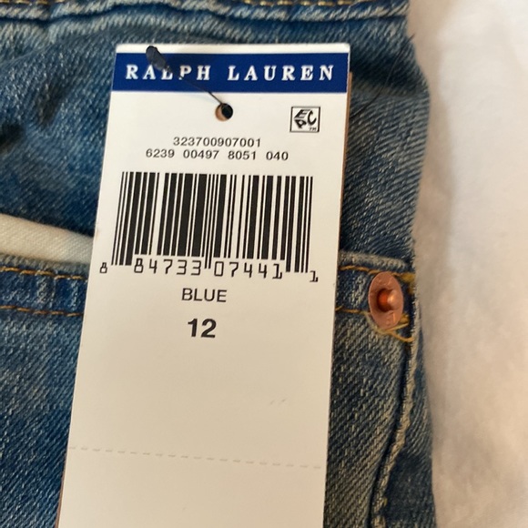 POLO RALPH LAUREN blue  size 12 kids Jean - Picture 6 of 6